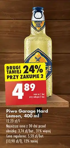 Biedronka Piwo Garage Hard Lemon oferta