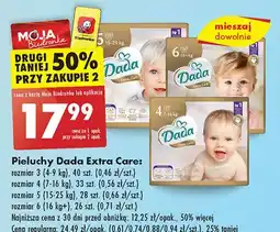 Biedronka Pieluszki dla dzieci extra large Dada Extra Care oferta