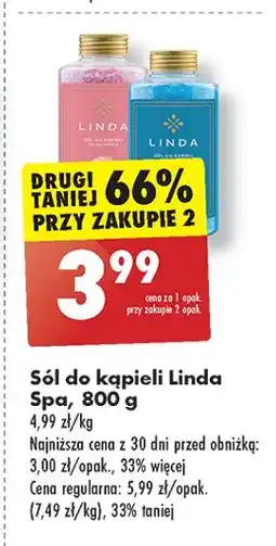 Biedronka Sól do kąpieki floral harmony Linda oferta