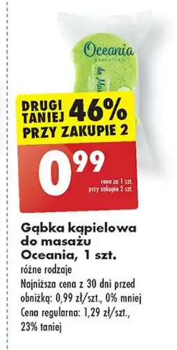 Biedronka Gąbka do masażu Oceania oferta