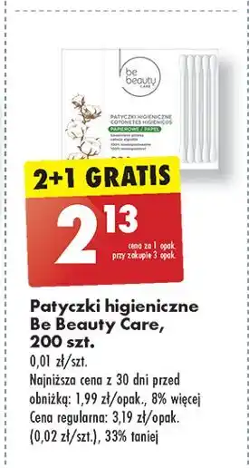 Biedronka Patyczki higieniczne Be Beauty oferta
