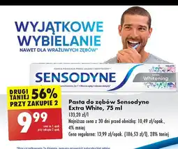 Biedronka Pasta do zębow Sensodyne Extra Whitening oferta