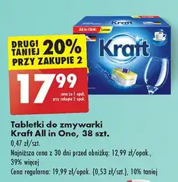 Biedronka Tabletki do zmywarek lemon Kraft All In One oferta