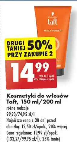 Biedronka Żel do włosów Taft Looks Maxx oferta
