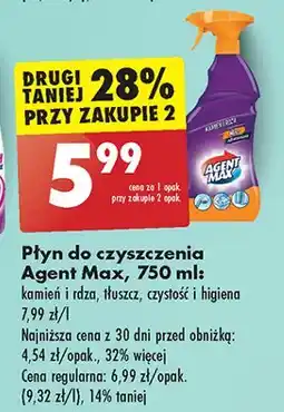 Biedronka Płyn do usuwania tłuszczu Agent Max oferta