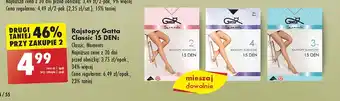 Biedronka Rajstopy classic 15 den rozm. 2 Gatta oferta