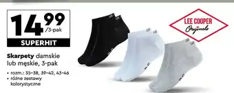 Biedronka Skarpety damskie 35-38 Lee Cooper oferta