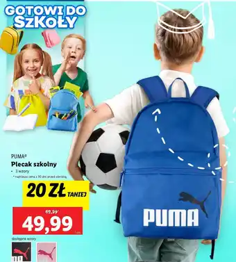 Lidl Plecak szkolny Puma oferta