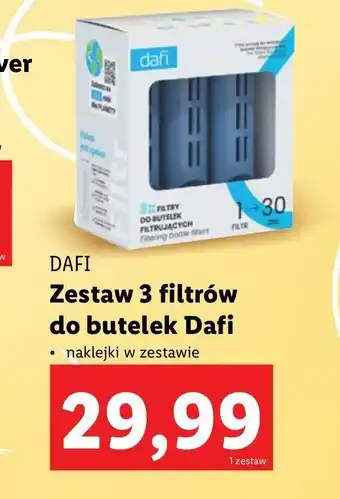 Lidl Filtry do butelki Dafi oferta