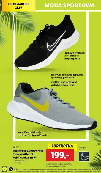 Lidl Sneakersy revolution 7 roz. 40-46 Nike oferta