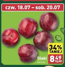 ALDI Śliwki oferta