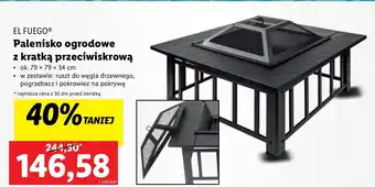 Lidl Palenisko ogrodowe z kratką przeciwiskrową oferta