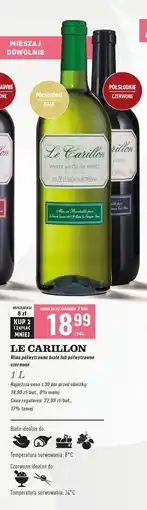 Biedronka Wino Le Carillon Red Medium Sweet oferta