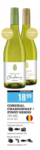 Biedronka Wino Coremal Chardonnay oferta