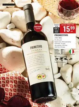 Biedronka Wino półwytrawne Primitivo Di Puglia oferta