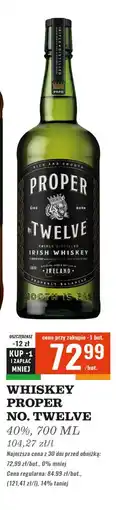Biedronka Whiskey Proper No. Twelve oferta