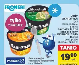 Carrefour Lody white chocolate & pistachio Manhattan (Nestle) oferta