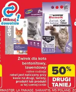 Carrefour Żwirek dla kota zapachowy lavenda Benek oferta