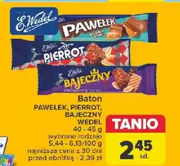 Carrefour Baton słony karmel E. Wedel Pawełek oferta
