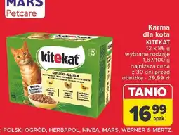 Carrefour Karma dla kota z kurczakiem Kitekat oferta