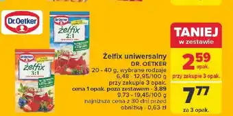 Carrefour Żelfix 3:1 Dr. Oetker oferta