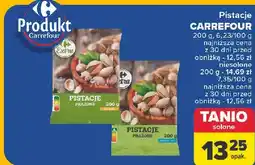 Carrefour Pistacje prażone solone Carrefour oferta