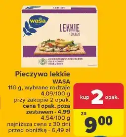 Carrefour Pieczywo lekkie 7 ziaren Wasa oferta