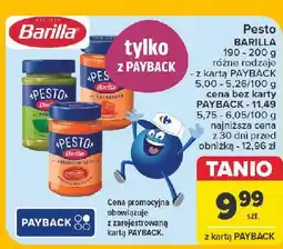 Carrefour Pesto calabrese Barilla oferta
