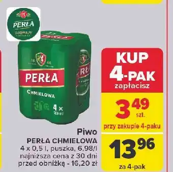Carrefour Piwo Perła Chmielowa oferta
