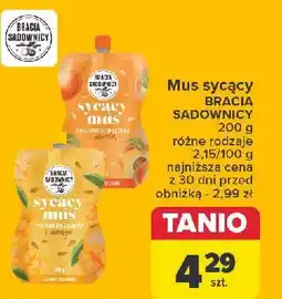 Mus z siemieniem lnianym i mango Bracia Sadownicy