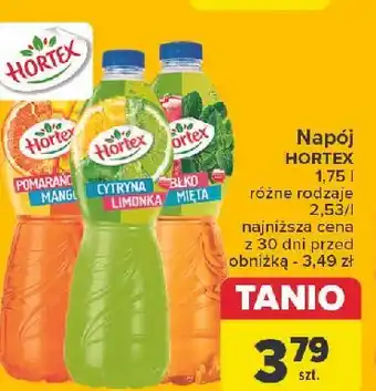 Carrefour Napój pomarańcza-mango Hortex oferta