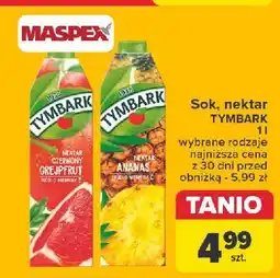 Carrefour Nektar czerwony grejpfrut Tymbark 1936 oferta