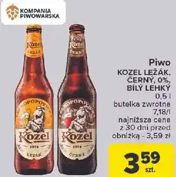 Carrefour Piwo Kozel Bily Lehky oferta