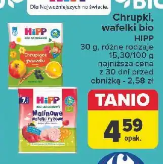 Carrefour Chrupiące gwiazdki z owocami Hipp oferta