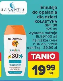 Emulsja dla dzieci spf 30 Kolastyna Kids