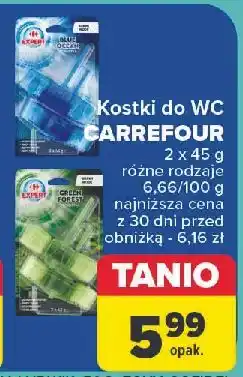 Carrefour Kostka do wc blue ocean Carrefour oferta