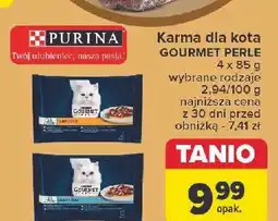 Carrefour Karma dla kota rybny duet Purina Gourmet Perle oferta