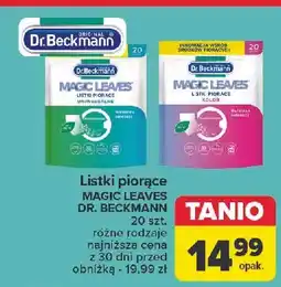Carrefour Chusteczki wyłapujące kolor i wspomagające usuwanie brudu kwiatowa świeżość Dr. Beckmann oferta