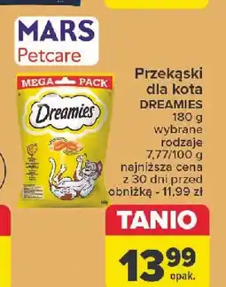 Carrefour Przysmak dla kota z serem Dreamies oferta
