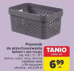 Carrefour Pojemnik infinity recycled 4.5 l Curver oferta