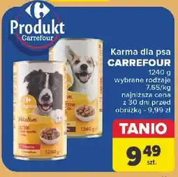 Carrefour Karma dla psa z indykiem i wątróbką Carrefour Companino oferta