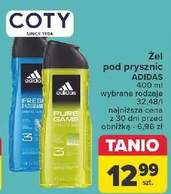 Carrefour Żel pod prysznic Adidas Men Pure Game oferta