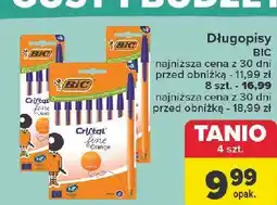 Carrefour Długopis cristal niebieski Bic Cristal oferta