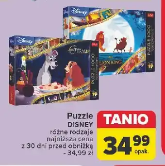 Carrefour Puzzle 1000 el. zakochany kundel Trefl oferta