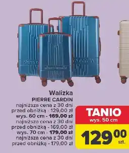 Carrefour Walizka abs 70 cm Pierre Cardin Paris oferta