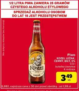 Piwo Kozel 0%