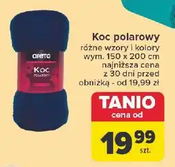 Carrefour Koc z polaru 150 x 200 cm Areto oferta