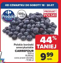 Carrefour Borówka amerykańska Carrefour oferta
