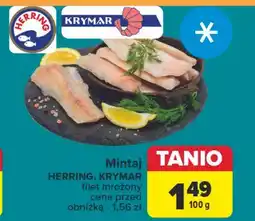 Carrefour Mintaj filet mrożony Herring oferta