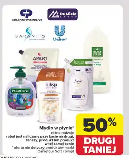Carrefour Mydło w płynie cotton milk & provitamin b5 Luksja Creamy Soft oferta